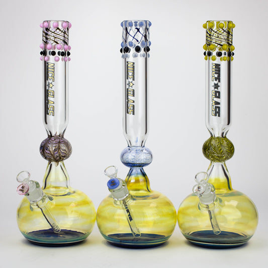 NG | 17 inch Dotted and Fumed Round Base Beaker [S396]_0