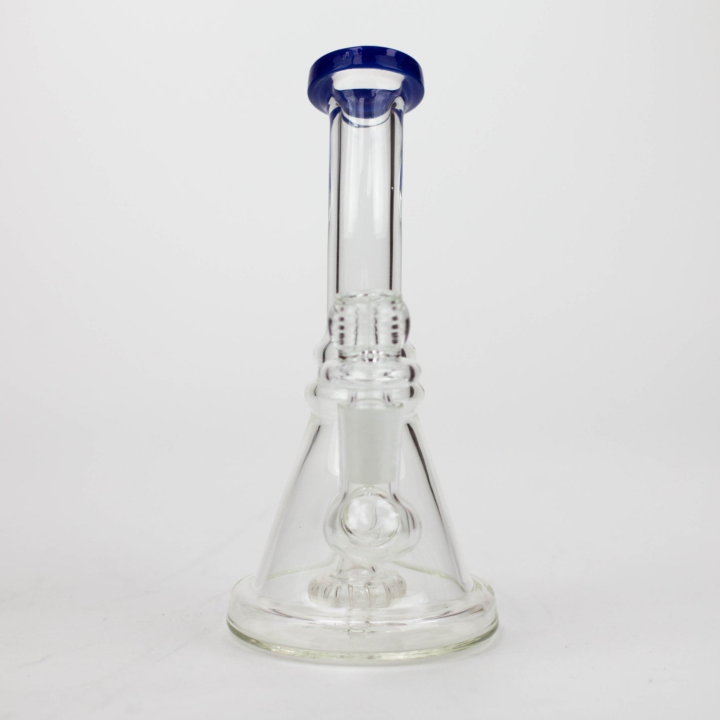 6.5" assorted color glass bong with shower head diffuser_3