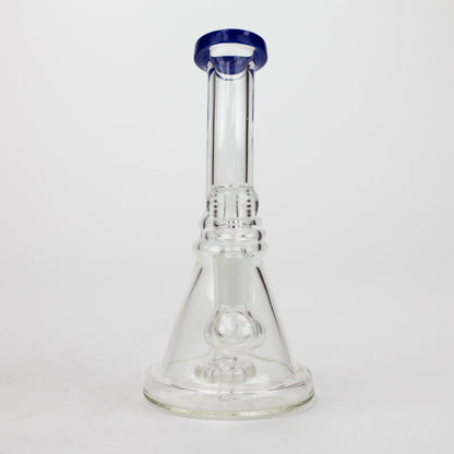 6.5" assorted color glass bong with shower head diffuser_3
