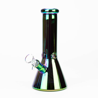 8" Solid Color Eletroplate Glass Beaker Bong [BH107x]_11
