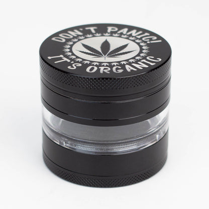 Heavy Duty Large "Don't Panic It's Organic" 4 Parts Weed Grinder Engraved in Canada_10