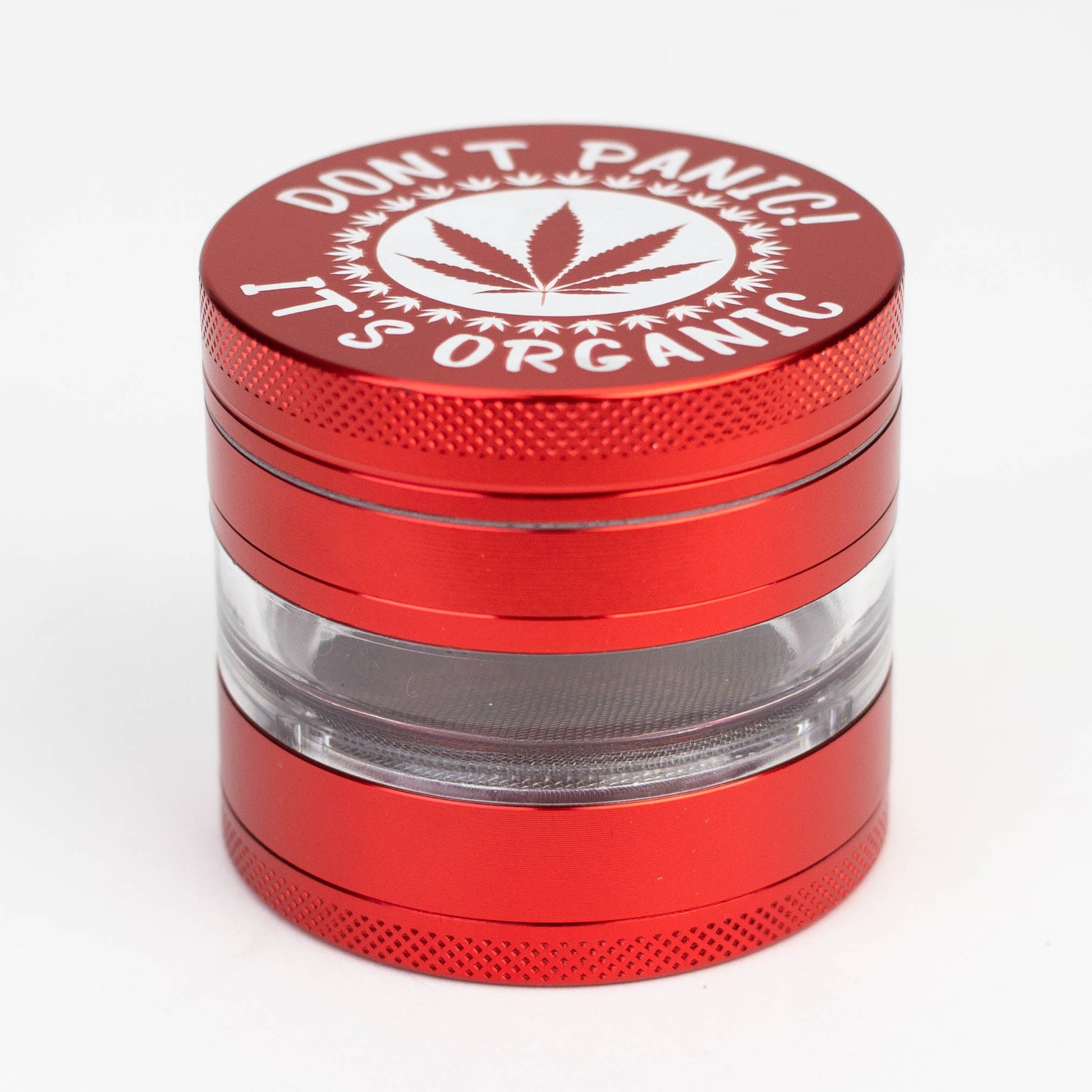 Heavy Duty Large "Don't Panic It's Organic" 4 Parts Weed Grinder Engraved in Canada_17
