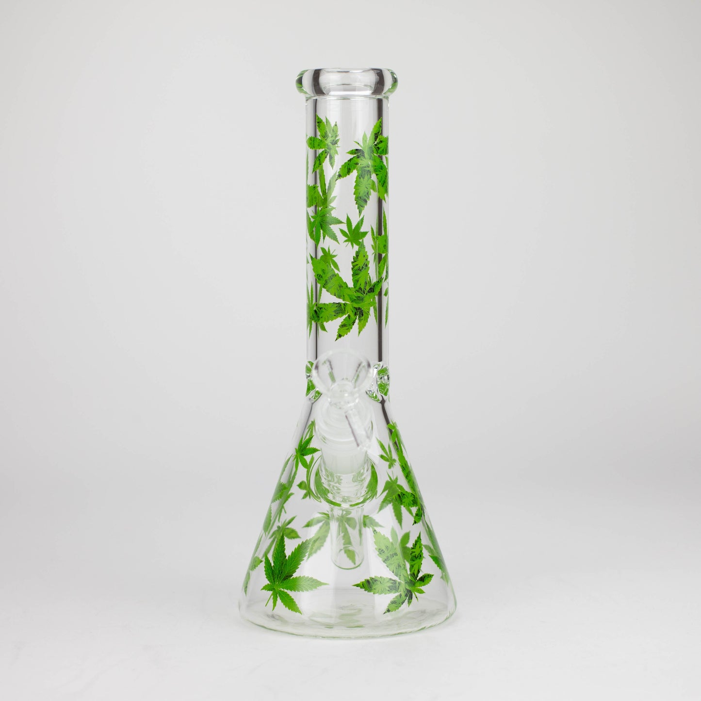 10" Glass Bong With Leaf Design [WP 156]_2