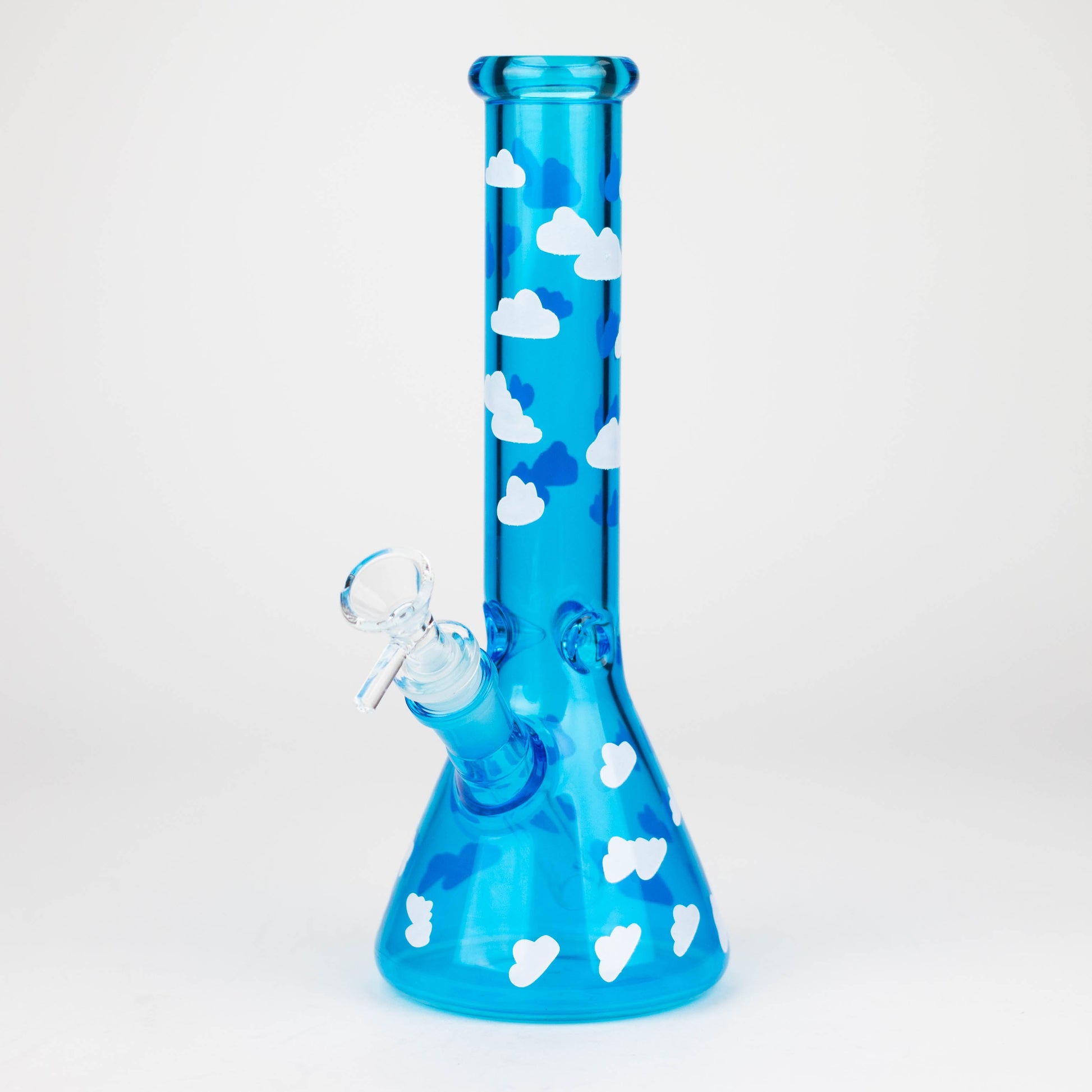 10" Glass Bong With Cloud Design [WP-136]_0