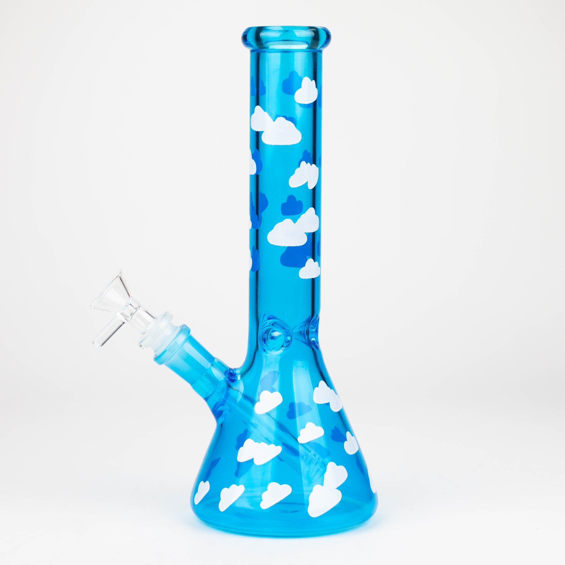 10" Glass Bong With Cloud Design [WP-136]_1