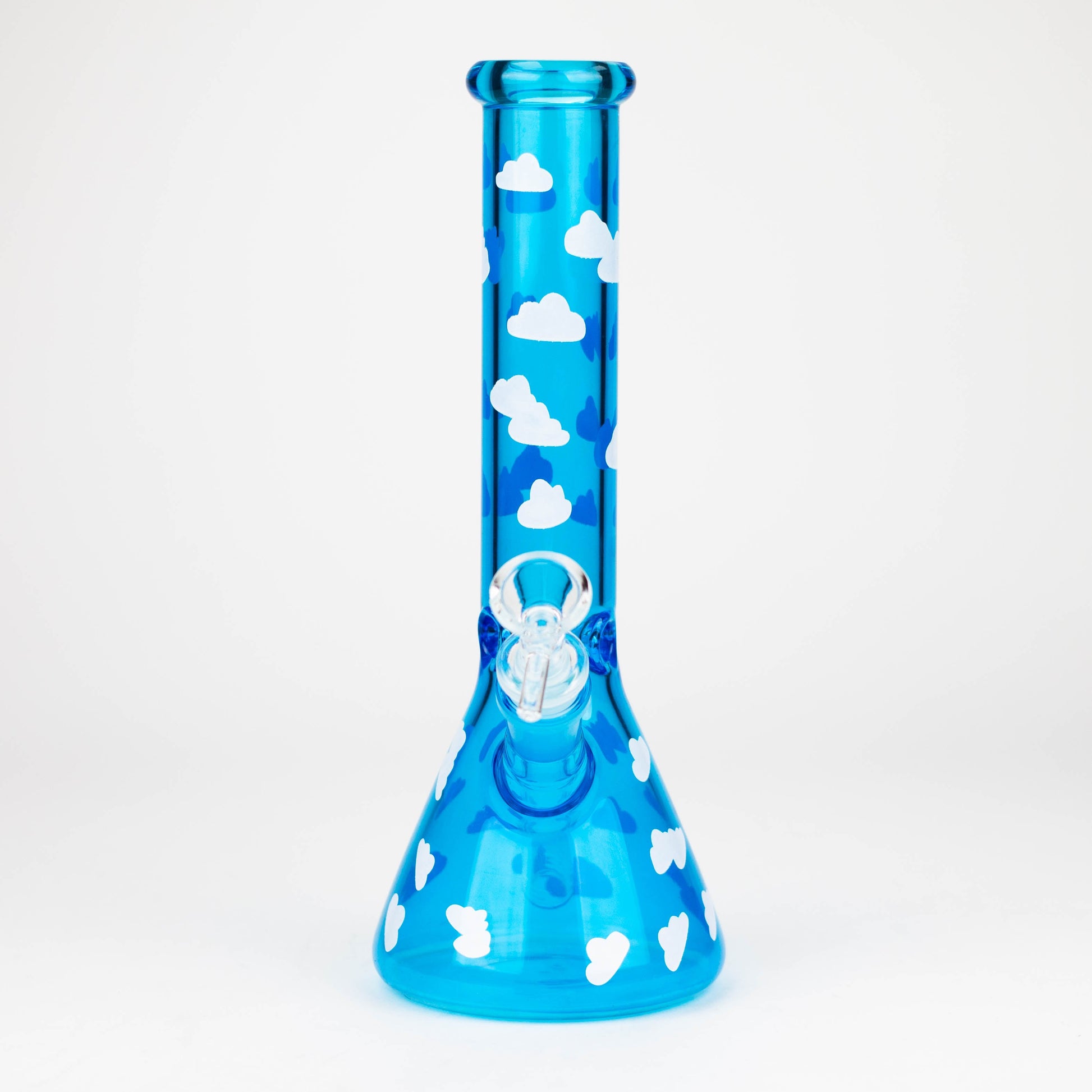 10" Glass Bong With Cloud Design [WP-136]_2