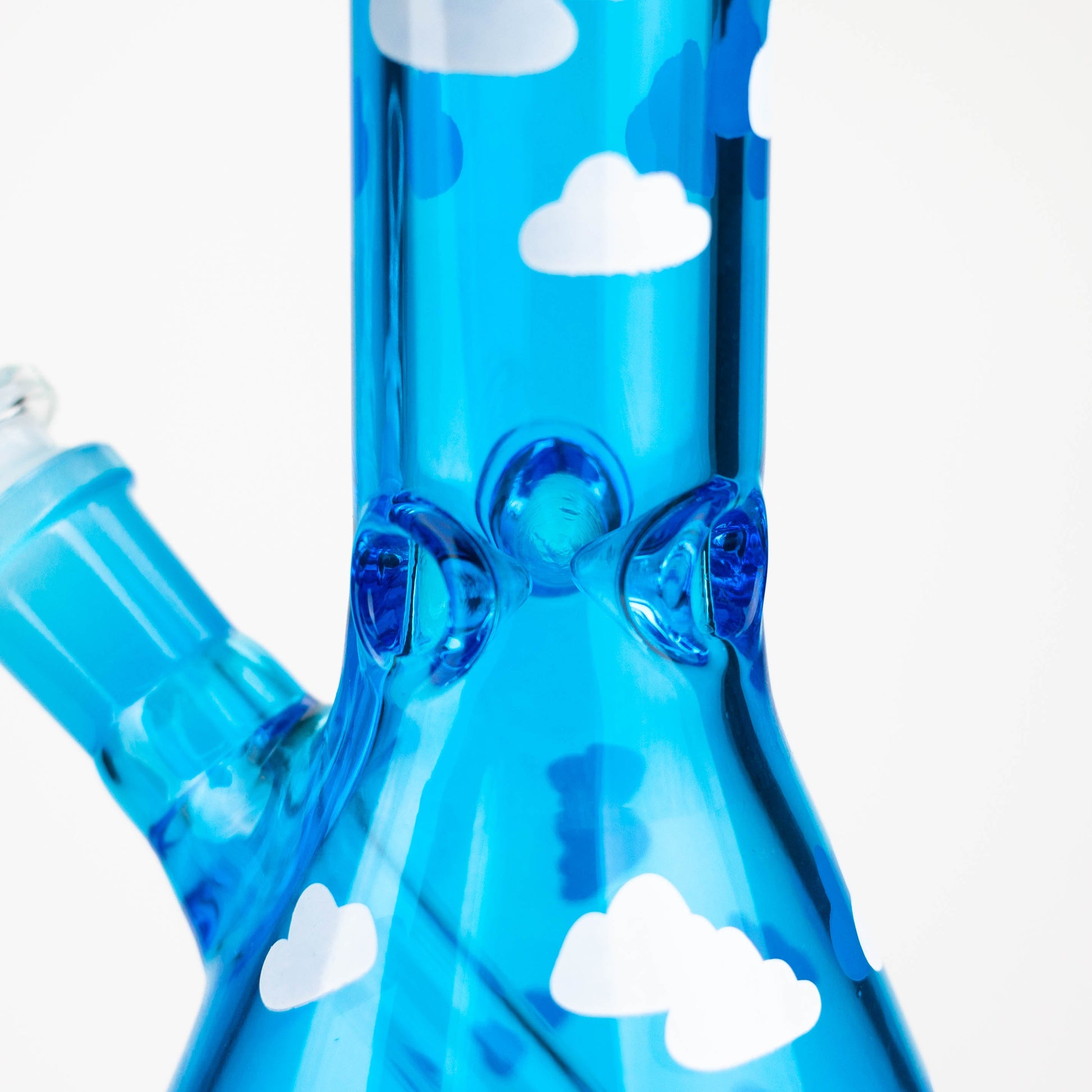 10" Glass Bong With Cloud Design [WP-136]_3