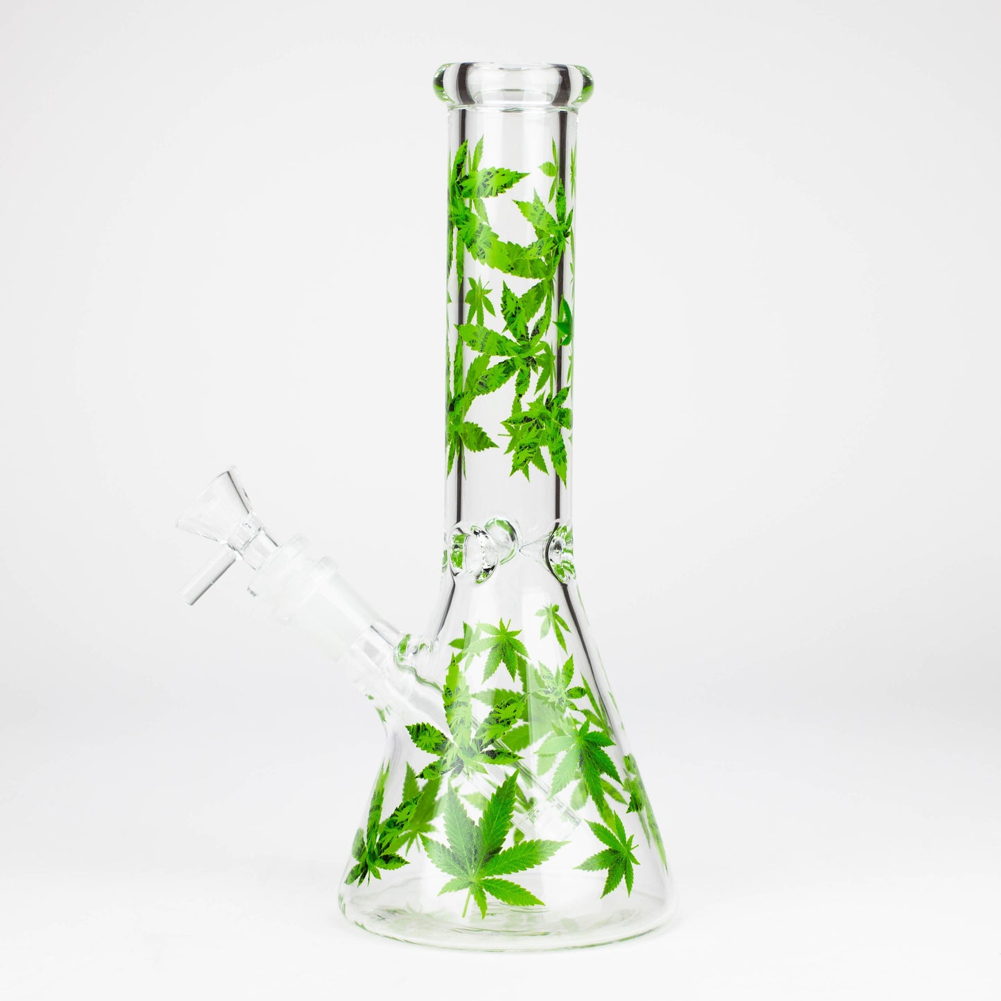10" Glass Bong With Leaf Design [WP 156]_1