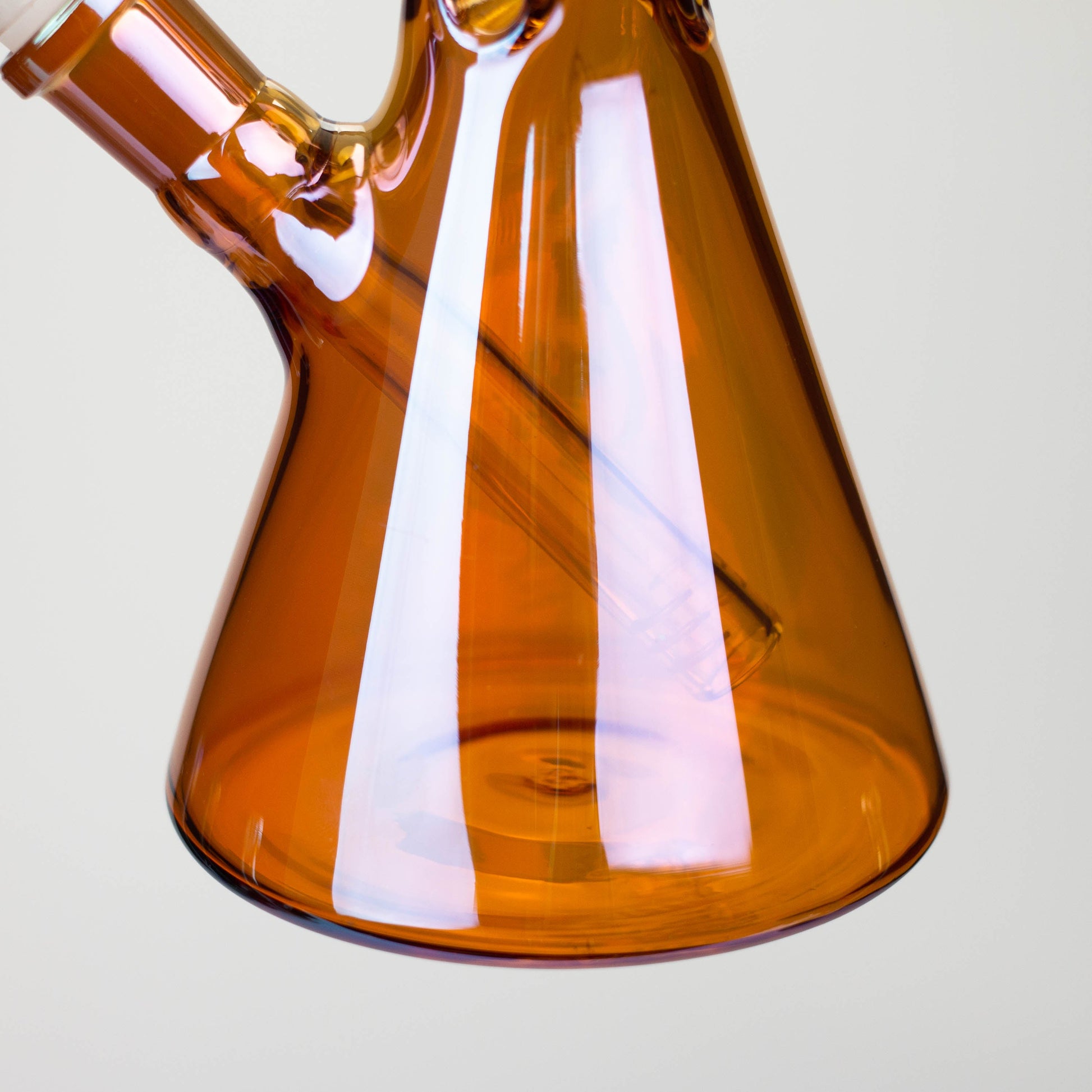 PHS |  10" Solid Color Eletroplate Glass Beaker Bong [PHSCR-10]_3