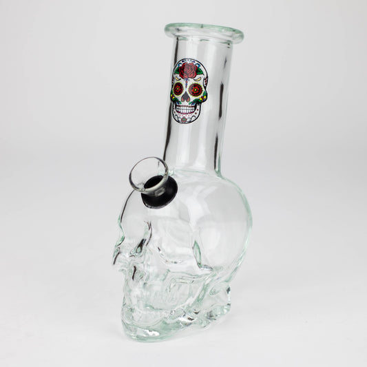 6" Mini Sull base soft glass water bong  [BS11]_0