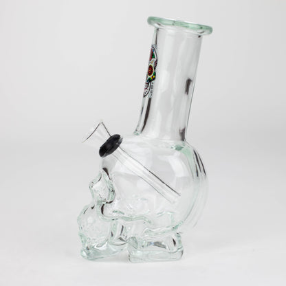 6" Mini Sull base soft glass water bong  [BS11]_4