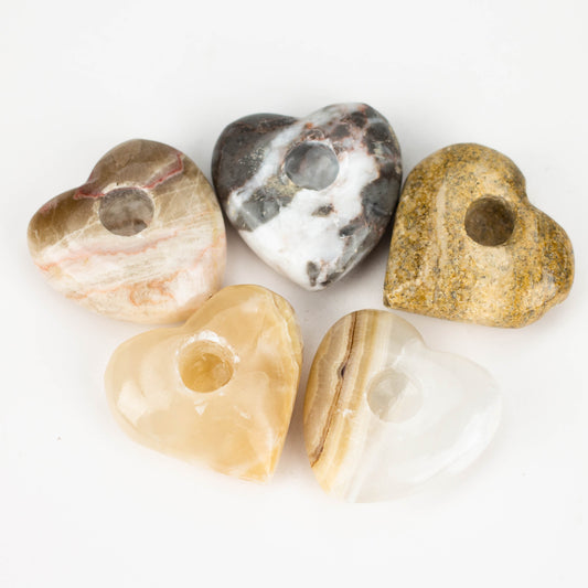 2" Onyx stone Pipe Pack of 5 [HEART]_0