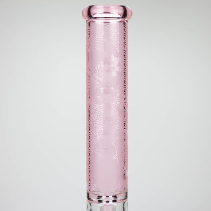 Castle Glassworks | 16" Koi Fish Etched Beaker_6