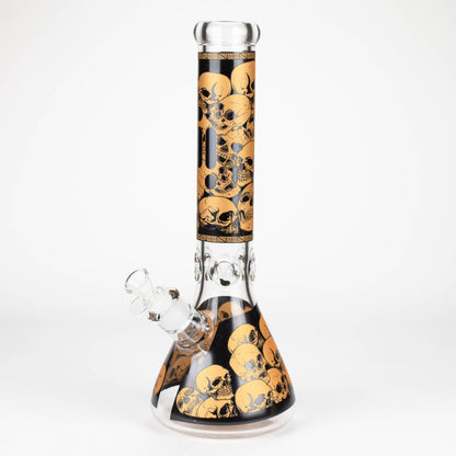 Infyniti | 14" Skull beaker 7 mm glass bong_6