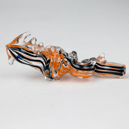 4.5" Dragon glass hand pipe Pack of 2_4