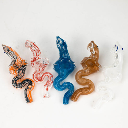 4.5" Dragon glass hand pipe Pack of 2_0
