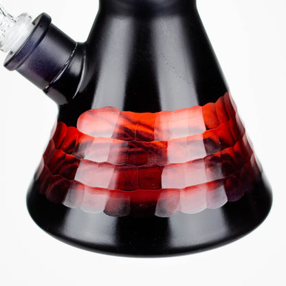 12.5" Soft glass 7mm beaker water bong [M12007B]_13