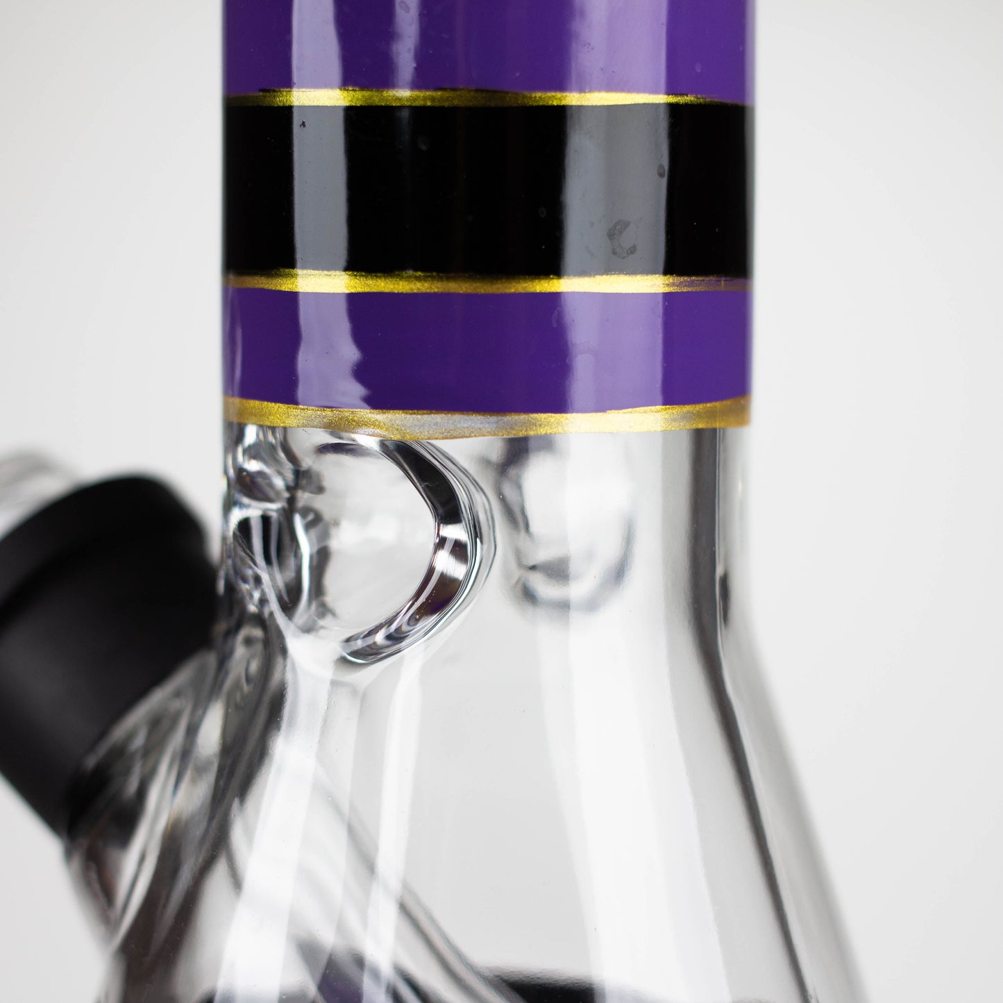 8" Soft glass 7mm beaker water bong [M08006A]_10