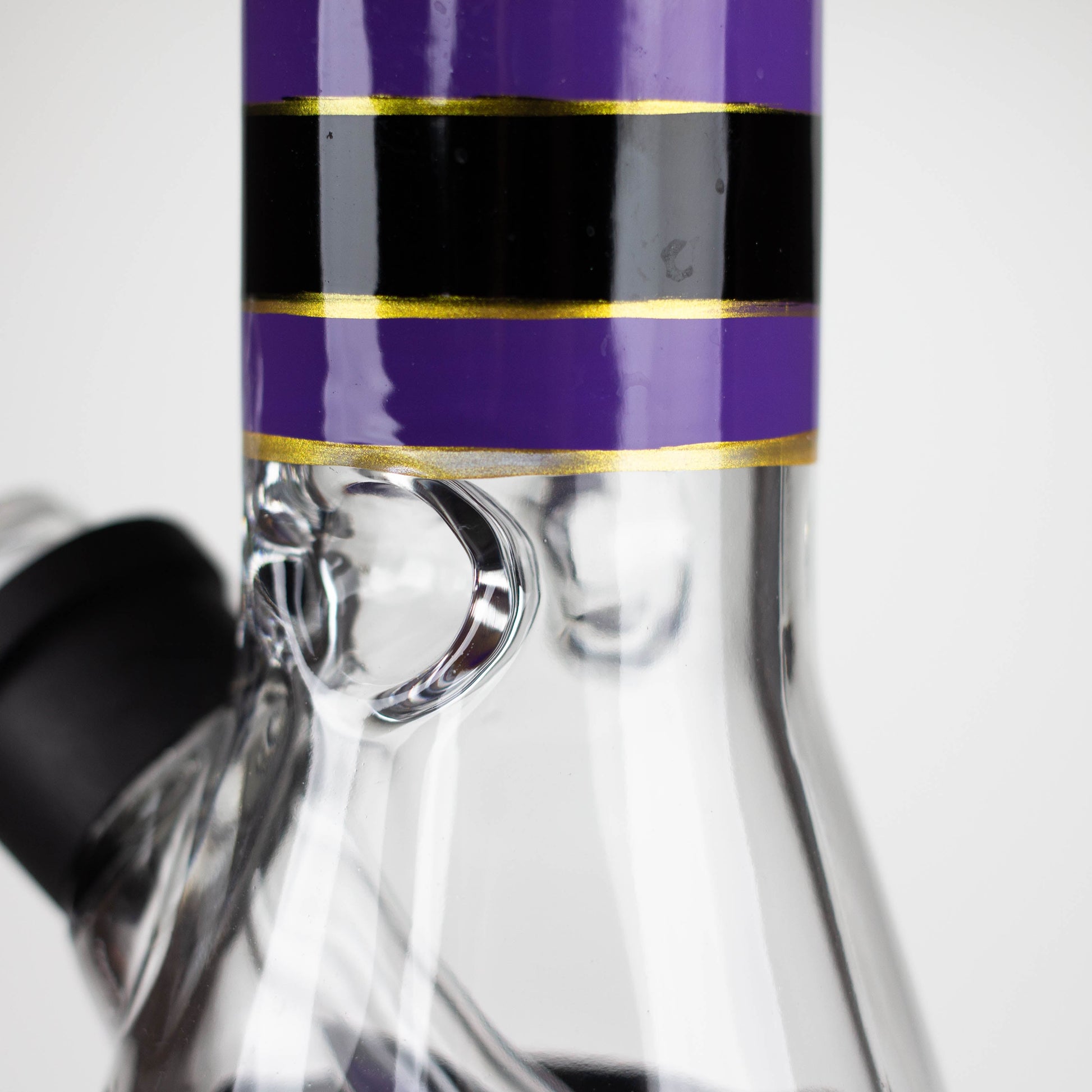 8" Soft glass 7mm beaker water bong [M08006A]_10