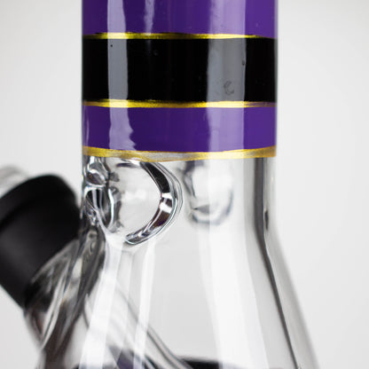 8" Soft glass 7mm beaker water bong [M08006A]_10