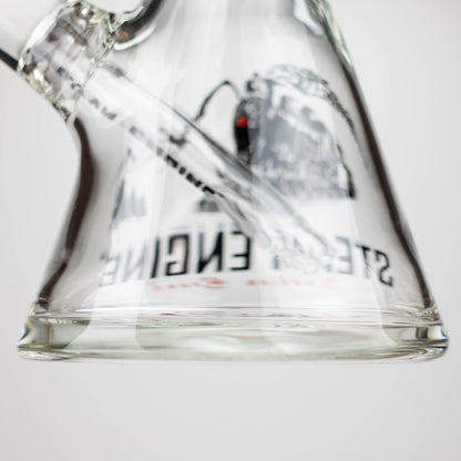 Steam Engine™ | 18 Inch 9mm glass bong with stickers by golden crown_16