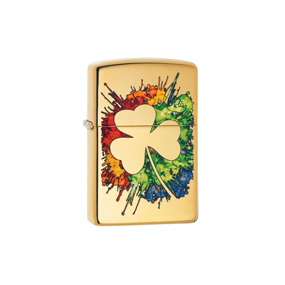 Zippo 49125 Graffiti Clover Design