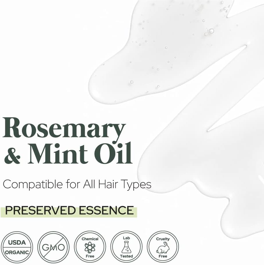 Plant of Life | Rosemary Mint Essential Oil for strengthening Hair & Skin (2oz / 60mL)_1