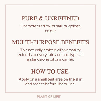 Plant of Life | Organic Jojoba Oil for strenthening Hair & Skin (120ml)_5
