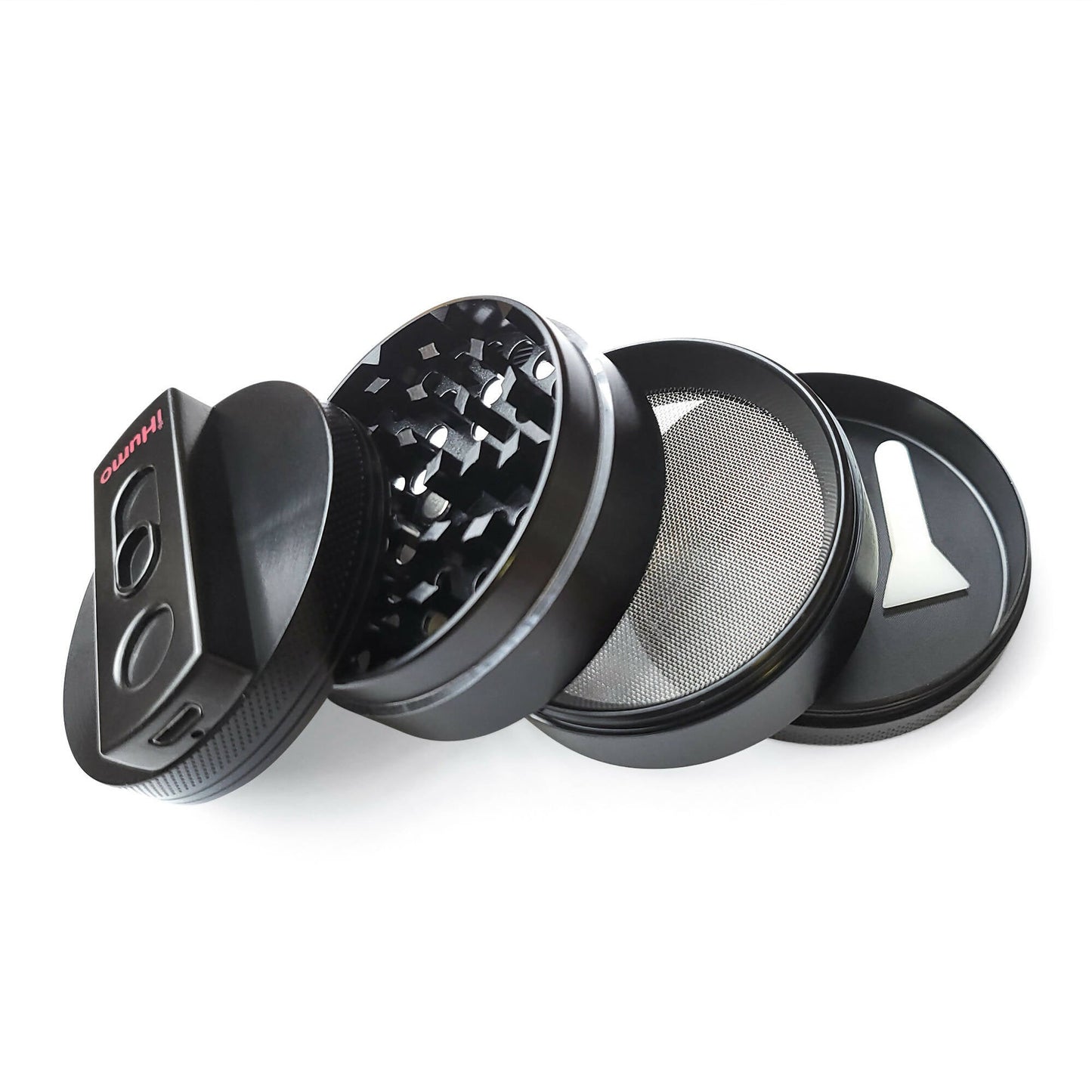 Innovative 2 in 1 Grinder & USB Lighter, 4 Parts (60mm)_2