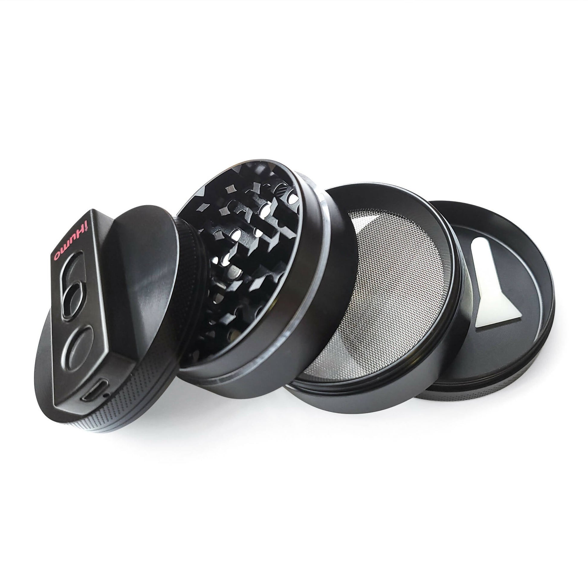 Innovative 2 in 1 Grinder & USB Lighter, 4 Parts (60mm)_2