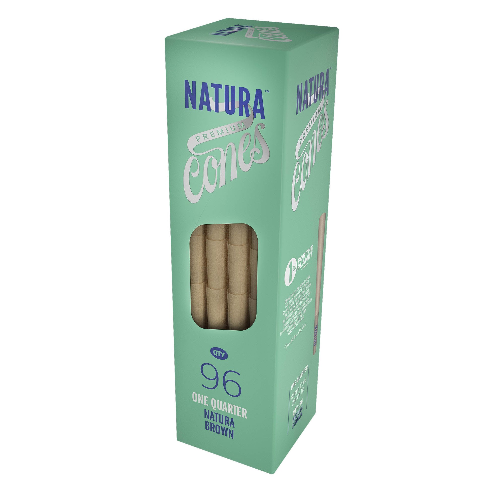 Natura –  Unbleached Brown Pre-Rolled Paper Mini Tower_4