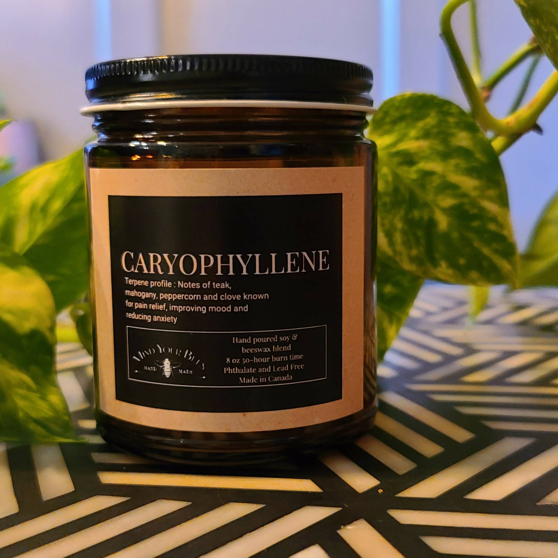 Mind Your Bees - Caryophyllene Terpene Inspired Luxury Candle_7
