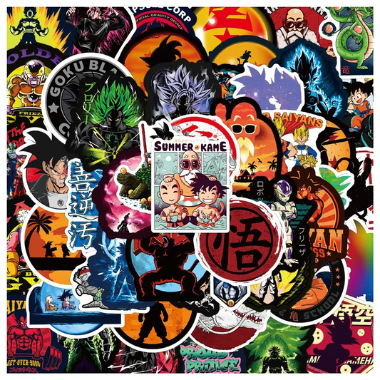 50pcs Assorted Anime Design Stickers_0