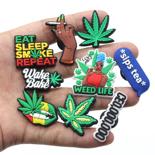Weed Shoe Charms