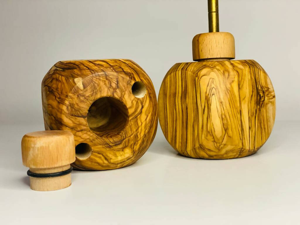 Olive Wood Big Apple Dugout_4