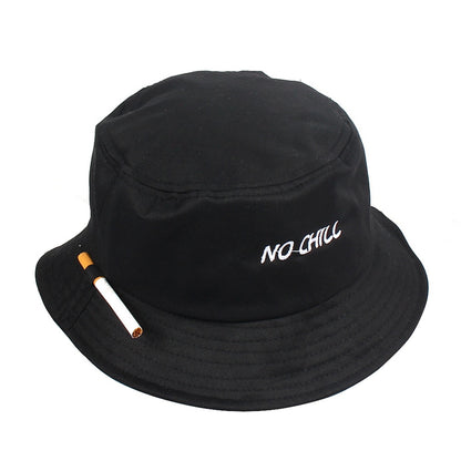 Cigarette Embroidery Bucket Hat