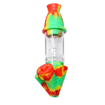 8 inch Silicone Nectar Collector Bubbler [WP-28]_3