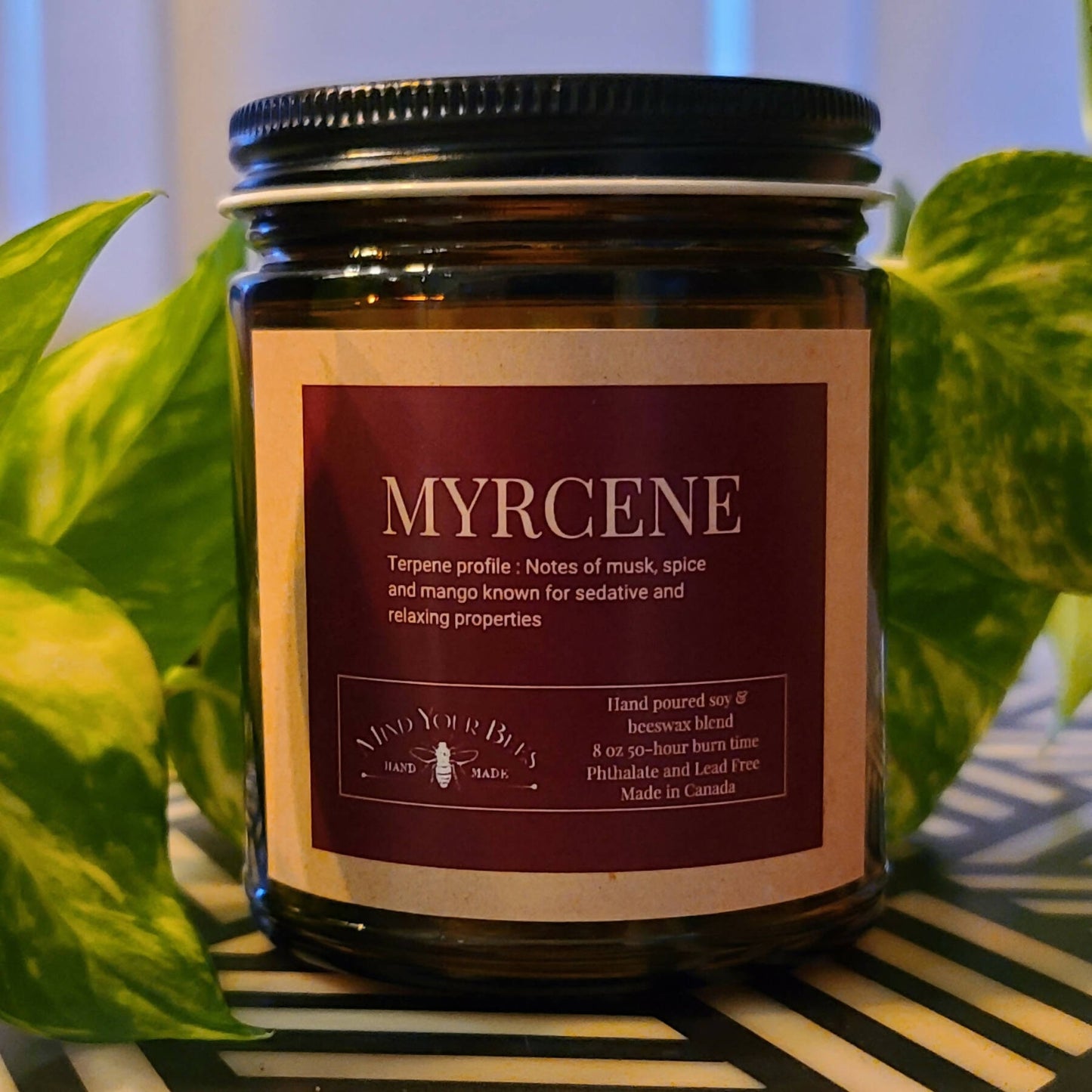 Mind Your Bees - Caryophyllene Terpene Inspired Luxury Candle_13