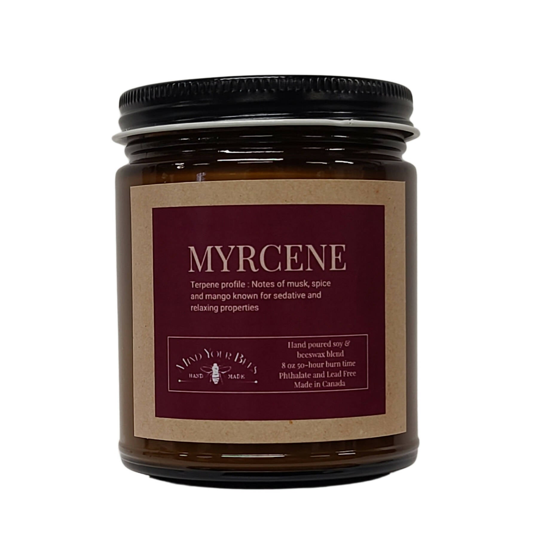 Mind Your Bees - Caryophyllene Terpene Inspired Luxury Candle_1