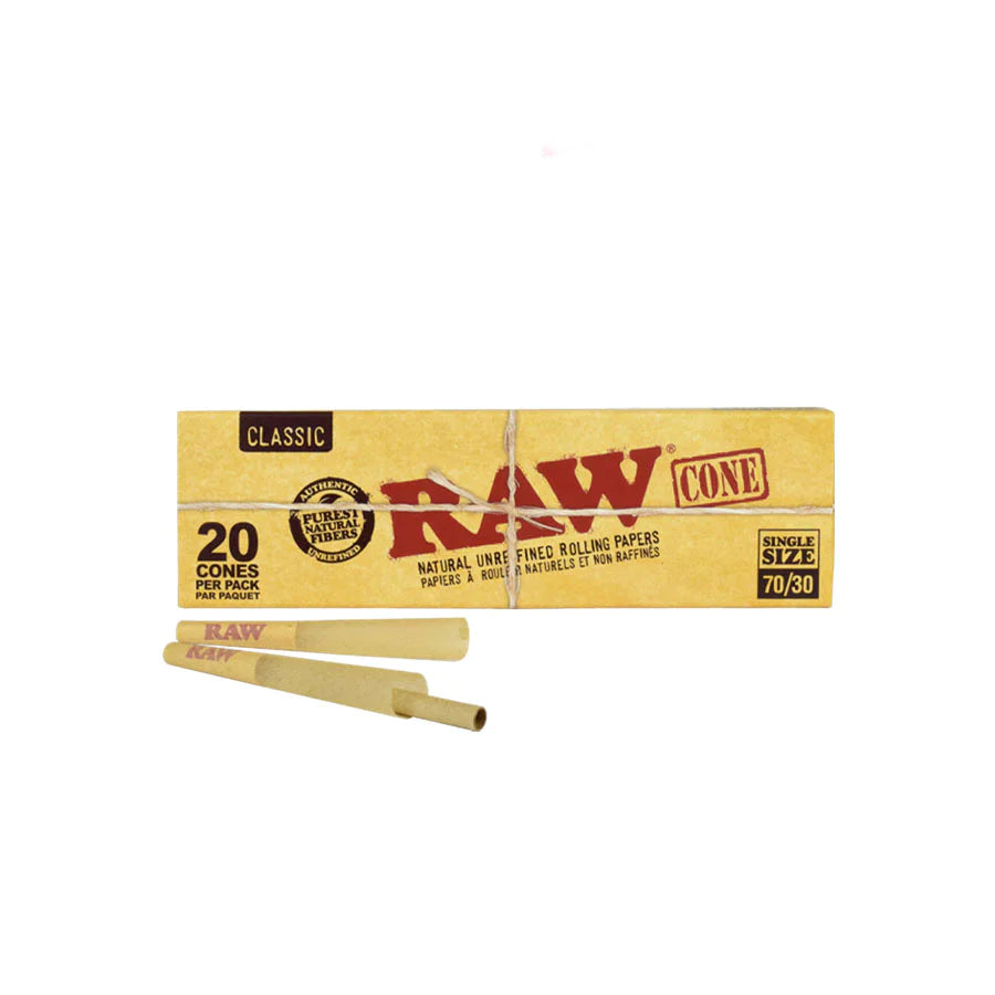 RAW Classic pre-rolled cones single size 70/30_1