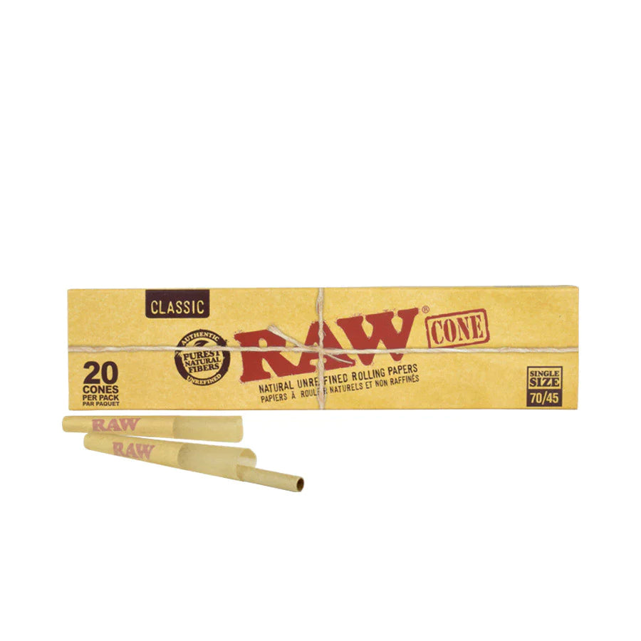 RAW Classic pre-rolled cones single size 70/45_1