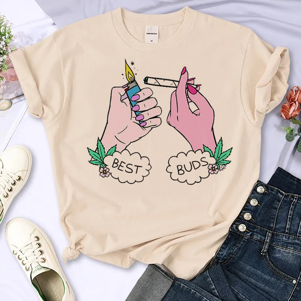 Cannabis Printed T-shirt