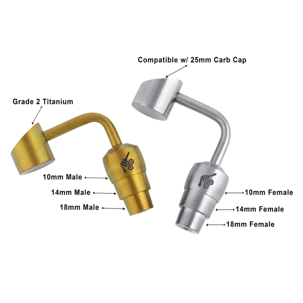 Honeybee Herb | TITANIUM 2 IN 1 BANGER DAB NAIL_3