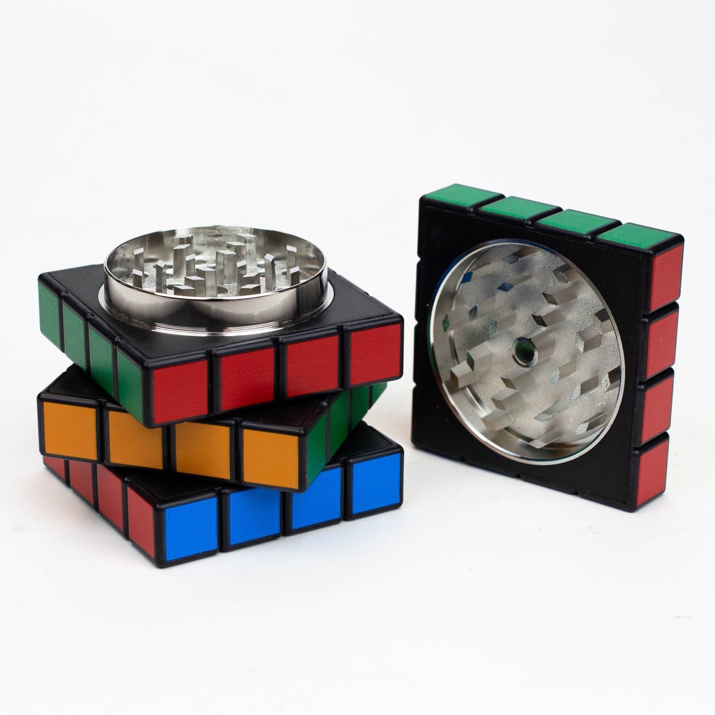 Cube Herb Grinder - 4 Parts_1