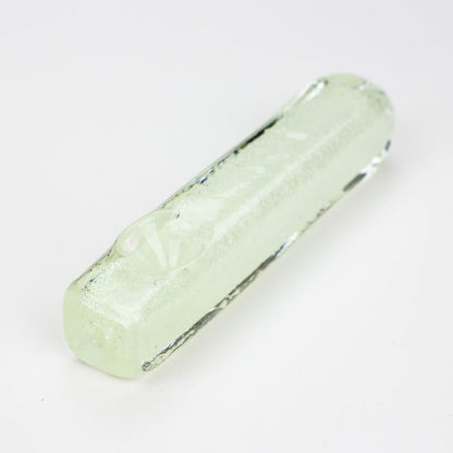 4" soft glass glow in the dark hand pipe [9189] Pack of 2_2
