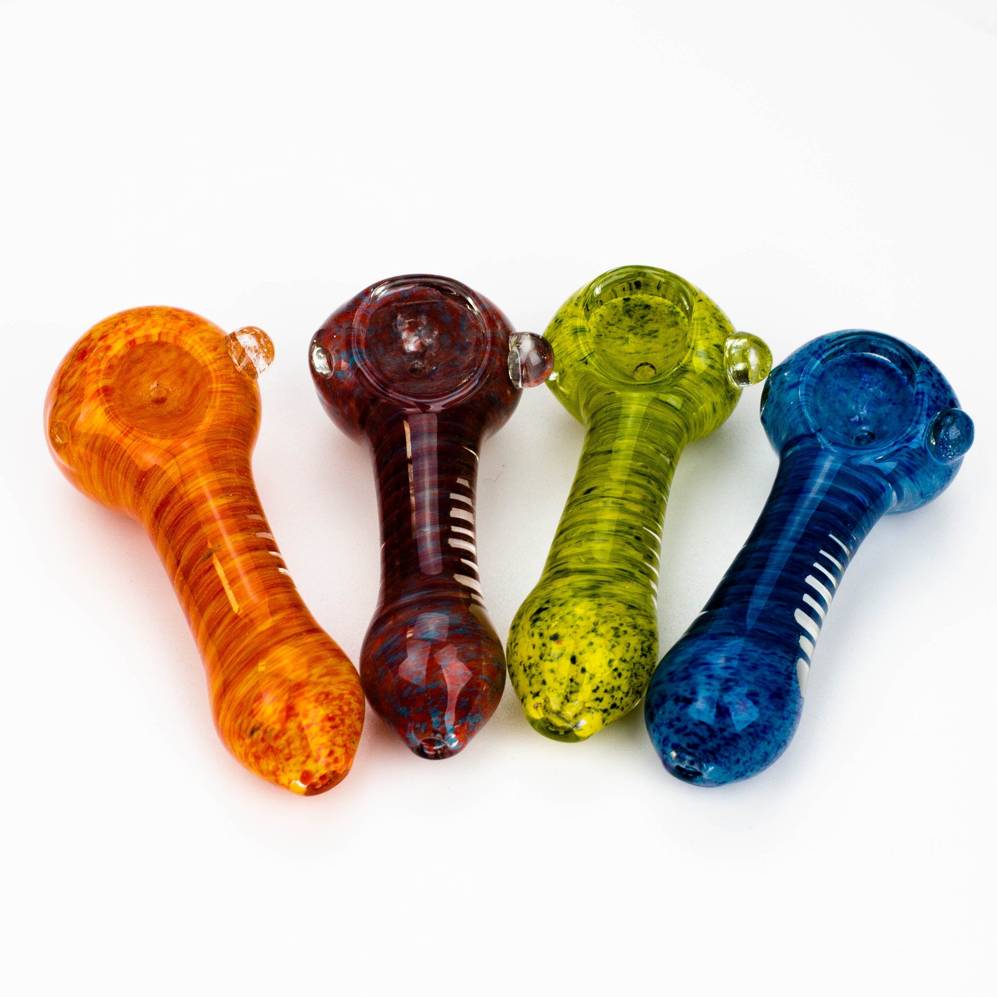 3" soft glass hand pipe [9187] Pack of 2_0