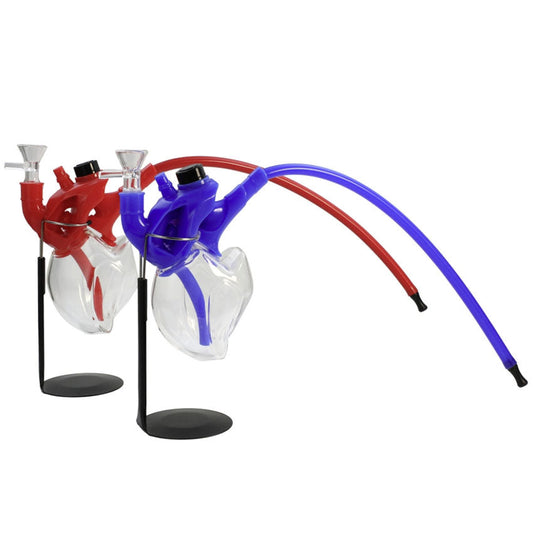 Heart Water Pipe Glass Pipe-Assorted [H260-1]_0
