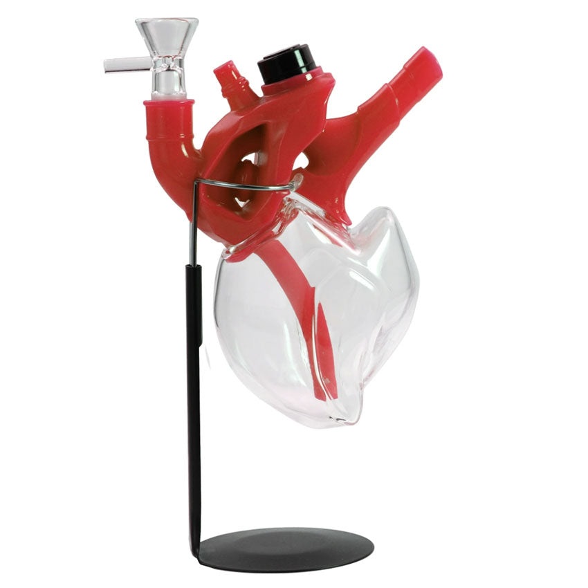 Heart Water Pipe Glass Pipe-Assorted [H260-1]_2