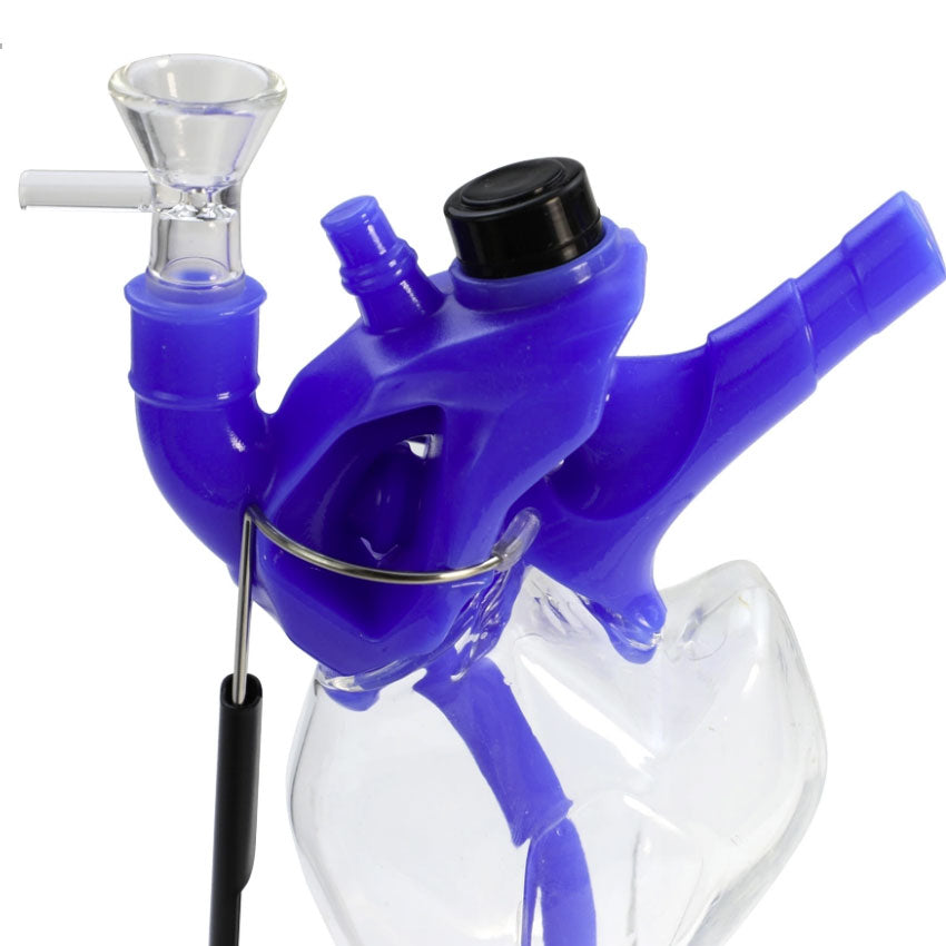 Heart Water Pipe Glass Pipe-Assorted [H260-1]_5
