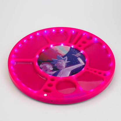 Multifunctional 360 Degree Rotating Led Spinning Rolling Tray_2